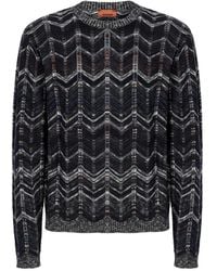 Missoni - Chevron-Pattern Crew-Neck Sweater - Lyst