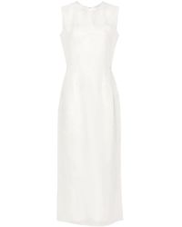 Gabriela Hearst - Organza Midi-Jurk - Lyst
