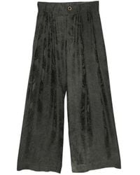 Uma Wang - Jacquard-Pattern Wide-Leg Trousers - Lyst