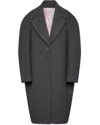 Thom Browne - Melton Cocoon Coat - Lyst