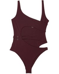 Off-White c/o Virgil Abloh - Meteor Cut-out Asymmetric Swimsuit - Lyst