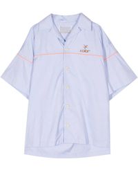 Kolor - Overhemd Met Geborduurd Logo - Lyst