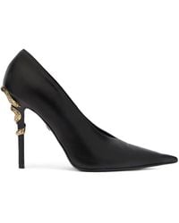 Roberto Cavalli - Serpentine Pointed-Toe Pumps - Lyst