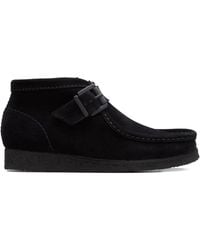 Clarks - Wallabt Buckle Suede Bootie - Lyst