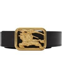 Burberry - Omkeerbare Check Rider Riem - Lyst