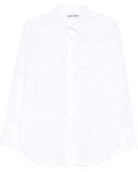 DKNY - Blouse Verfraaid Met Parels - Lyst