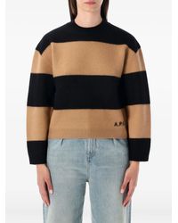 A.P.C. - Penny Stripe Knit Sweater - Lyst