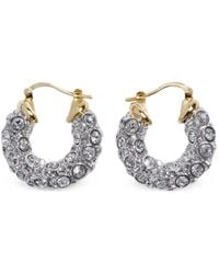 Simone Rocha - Rhinestone-Embellished Hoop Earrings - Lyst