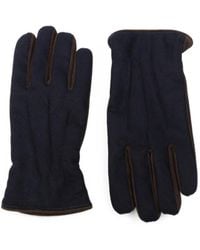 Gran Sasso - Panelled Topstitched Gloves - Lyst