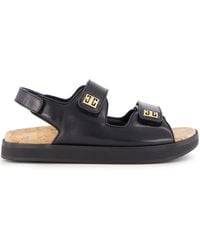 Givenchy - 4G Leather Sandals - Lyst