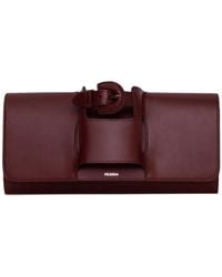 PERRIN Paris - La Parisienne Buckle-Strap Clutch Bag - Lyst