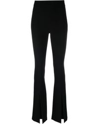 Amen - Flared Crepe Trousers - Lyst