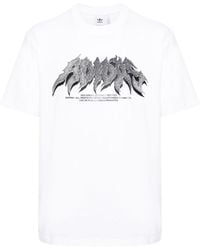adidas - Flames Concer T-Shirt - Lyst
