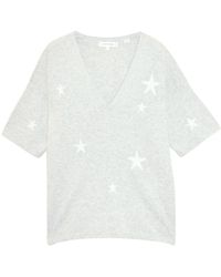 Chinti & Parker - Star-print Cotton-blend T-shirt - Lyst