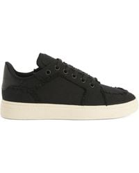 Giuseppe Zanotti - Gz94 Frayed-Detail Sneakers - Lyst