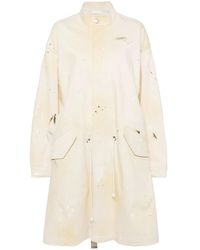 Helmut Lang - Jas Met Geverfd Effect - Lyst