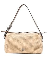 Pinko - Love Birds Buckle-Detail Shoulder Bag - Lyst