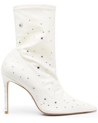 Stuart Weitzman - Crystal-Embellished 110Mm Boots - Lyst