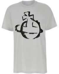 Vivienne Westwood - T-Shirt Con Stampa Orb - Lyst
