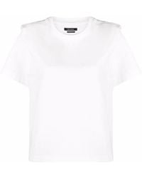Isabel Marant - Zelitos Pleat-Detail T-Shirt - Lyst