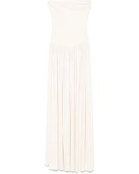 AYA MUSE - Strapless Midi Dress - Lyst