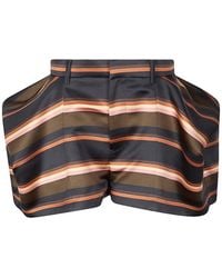 Sacai - Horizontal-Stripe Shorts - Lyst