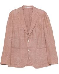 Eleventy - Single-Breasted Check Blazer - Lyst