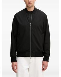 ARMANI EXCHANGE - Zip-Up Bomber Jacket - Lyst