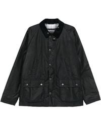 Barbour - Corduroy-Collar Flap-Pocket Jacket - Lyst