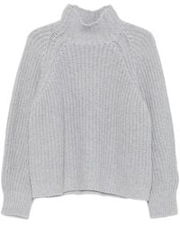 Liviana Conti - Ribbed-Knit High-Neck Sweater - Lyst