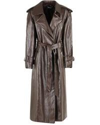 FEDERICA TOSI - Belted Trench Coat - Lyst