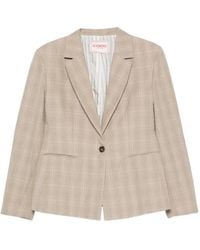 Iceberg - Karierte Jacke Mit Fallendem Revers - Lyst