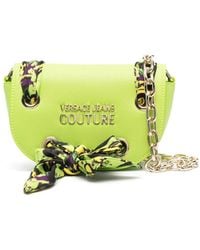 Versace - Scarf-detail Shoulder Bag - Lyst