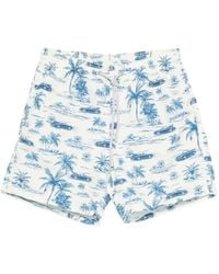 MC2 Saint Barth - Gustavia Swim Shorts With Print - Lyst