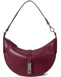 Polo Ralph Lauren - Polo Id Leather Shoulder Bag - Lyst