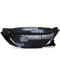 KARL LAGERFELD - Graphic-Print Belt Bag - Lyst