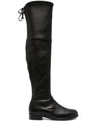 Stuart Weitzman - Lowland Ultralift 50mm Over-the-knee Leather Boots - Lyst