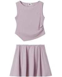 B+ AB - Crew-Neck A-Line Mini Skirt - Lyst