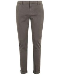 Dondup - Pantalones chinos con bajo ajustado - Lyst