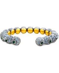 Sevan Bıçakçı - Bracciale Rigido Con Smeraldo E Diamanti - Lyst