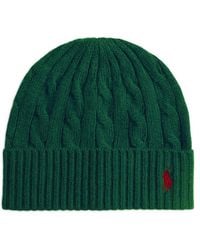 Polo Ralph Lauren - Cable-Knit Beanie - Lyst
