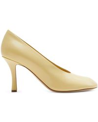 Burberry - Leather Baby Pumps 85 - Lyst
