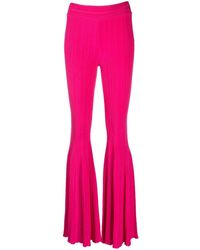 Antonino Valenti - Flared Knitted Trousers - Lyst