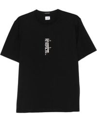 C.P. Company - T-Shirt Met Grafische Print - Lyst