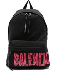 Balenciaga - Rugzak Met Logoprint - Lyst