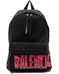 Balenciaga - Rugzak Met Logoprint - Lyst