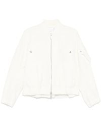 Sacai - Suiting Bonding Bomber Jacket - Lyst