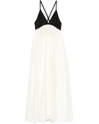 ELEH - V-Neck Maxi Dress - Lyst