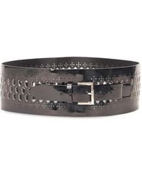Alberta Ferretti - Perforated Belt - Lyst