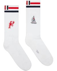 Thom Browne - Rwb Funmix Athletic Socks - Lyst